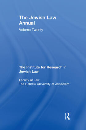 Lifshitz |  Jewish Law Annual Volume 20 | Buch |  Sack Fachmedien