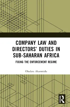 Akanmidu |  Company Law and Directors' Duties in Sub-Saharan Africa | Buch |  Sack Fachmedien