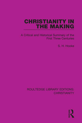 Hooke |  Christianity in the Making | Buch |  Sack Fachmedien