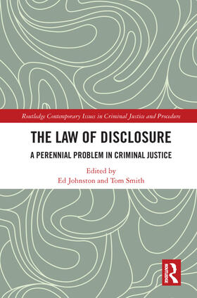 Johnston / Smith |  The Law of Disclosure | Buch |  Sack Fachmedien