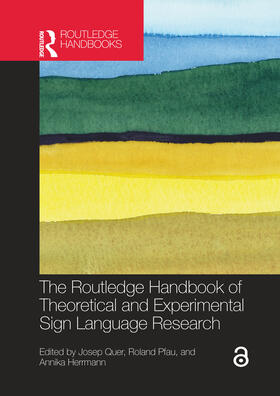 Herrmann / Quer / Pfau |  The Routledge Handbook of Theoretical and Experimental Sign Language Research | Buch |  Sack Fachmedien