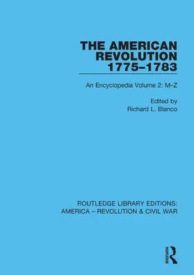 Blanco |  The American Revolution 1775-1783 | Buch |  Sack Fachmedien