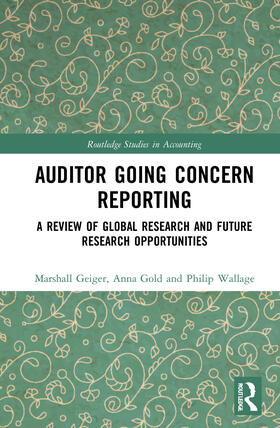 Gold / Geiger / Wallage |  Auditor Going Concern Reporting | Buch |  Sack Fachmedien