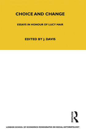 Davis |  Choice and Change | Buch |  Sack Fachmedien
