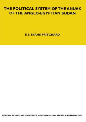 Evans-Pritchard |  The Political System of the Anuak of the Anglo-Egyptian Sudan | Buch |  Sack Fachmedien