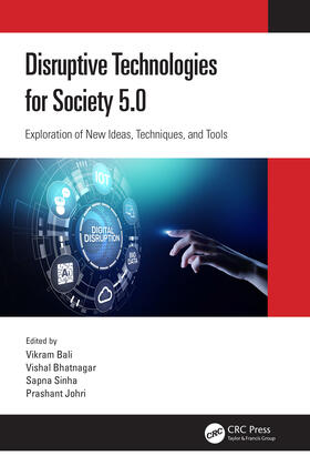 Johri / Bali / Sinha |  Disruptive Technologies for Society 5.0 | Buch |  Sack Fachmedien