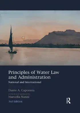 Caponera / Nanni |  Principles of Water Law and Administration | Buch |  Sack Fachmedien