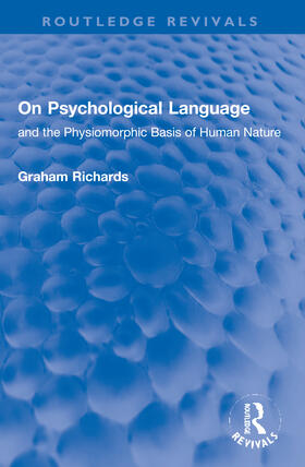 Richards |  On Psychological Language | Buch |  Sack Fachmedien