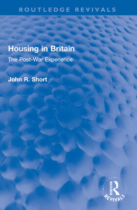Short |  Housing in Britain | Buch |  Sack Fachmedien