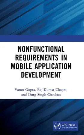 Chauhan / Gupta / Chopra |  Nonfunctional Requirements in Mobile Application Development | Buch |  Sack Fachmedien