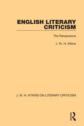 Atkins |  English Literary Criticism | Buch |  Sack Fachmedien