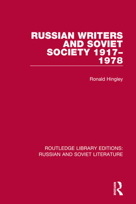Hingley |  Russian Writers and Soviet Society 1917-1978 | Buch |  Sack Fachmedien