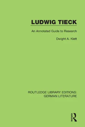 Klett |  Ludwig Tieck | Buch |  Sack Fachmedien