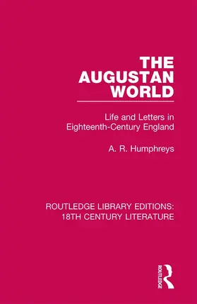 Humphreys |  The Augustan World | Buch |  Sack Fachmedien