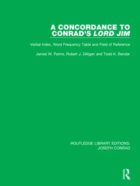 Parins / Dilligan / Bender |  A Concordance to Conrad's Lord Jim | Buch |  Sack Fachmedien