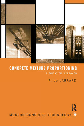 de Larrard |  Concrete Mixture Proportioning | Buch |  Sack Fachmedien