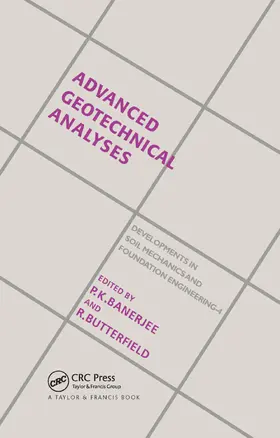 Banerjee / Butterfield |  Advanced Geotechnical Analyses | Buch |  Sack Fachmedien