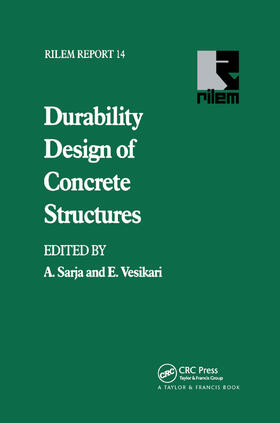 Sarja / Vesikari |  Durability Design of Concrete Structures | Buch |  Sack Fachmedien