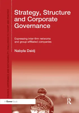 Daidj |  Strategy, Structure and Corporate Governance | Buch |  Sack Fachmedien