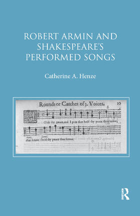 Henze |  Robert Armin and Shakespeare's Performed Songs | Buch |  Sack Fachmedien