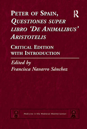 Sánchez |  Peter of Spain, Questiones Super Libro de Animalibus Aristotelis | Buch |  Sack Fachmedien