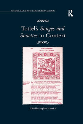 Hamrick |  Tottel's Songes and Sonettes in Context | Buch |  Sack Fachmedien