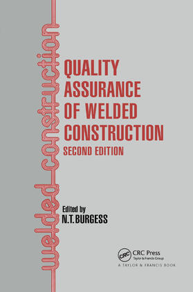 Burgess |  Quality Assurance of Welded Construction | Buch |  Sack Fachmedien