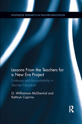 McDiarmid / Caprino |  Lessons from the Teachers for a New Era Project | Buch |  Sack Fachmedien