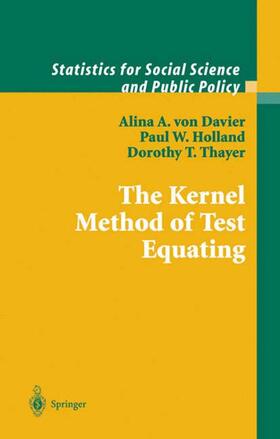 Davier / Holland / Thayer |  The Kernel Method of Test Equating | Buch |  Sack Fachmedien