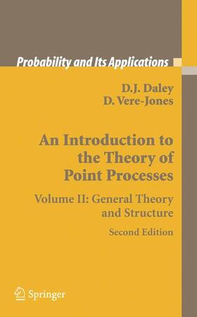 Vere-Jones / Daley |  An Introduction to the Theory of Point Processes | Buch |  Sack Fachmedien