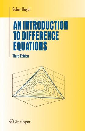 Elaydi |  An Introduction to Difference Equations | Buch |  Sack Fachmedien