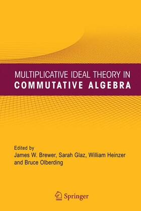Brewer / Glaz / Heinzer |  Multiplicative Ideal Theory in Commutative Algebra | Buch |  Sack Fachmedien