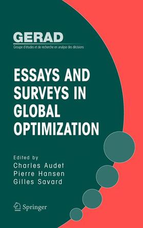 Audet / Hansen / Savard |  Essays and Surveys in Global Optimization | Buch |  Sack Fachmedien