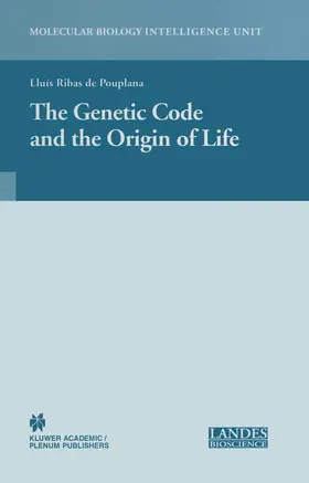 Ribas de Pouplana |  The Genetic Code and the Origin of Life | eBook | Sack Fachmedien