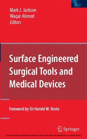 Jackson / Ahmed |  Surface Engineered Surgical Tools and Medical Devices | eBook | Sack Fachmedien