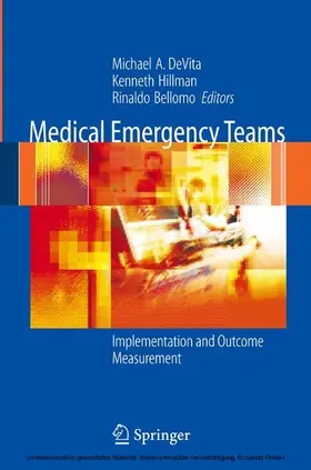 DeVita / Hillman / Bellomo |  Medical Emergency Teams | eBook | Sack Fachmedien