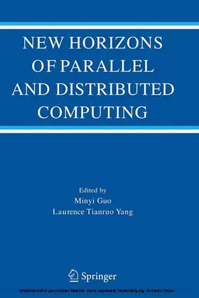 Guo / Yang |  New Horizons of Parallel and Distributed Computing | eBook | Sack Fachmedien