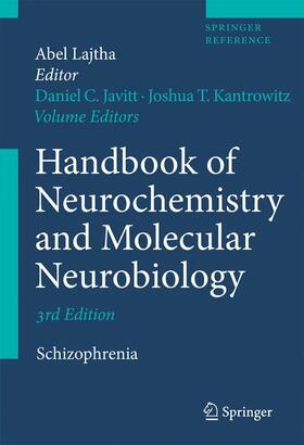 Javitt / Kantrowitz |  Handbook of Neurochemistry and Molecular Neurobiology | Buch |  Sack Fachmedien