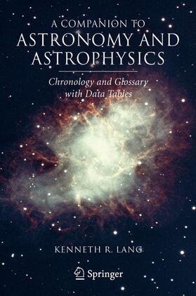 Lang |  A Companion to Astronomy and Astrophysics | Buch |  Sack Fachmedien