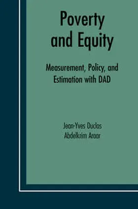 Duclos / Araar |  Poverty and Equity | eBook | Sack Fachmedien