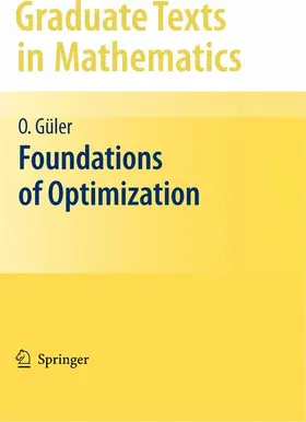 Güler |  Foundations of Optimization | Buch |  Sack Fachmedien