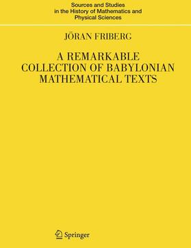 Friberg |  A Remarkable Collection of Babylonian Mathematical Texts | Buch |  Sack Fachmedien