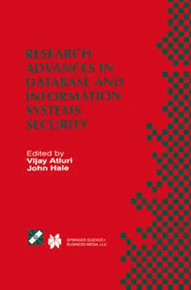 Atluri / Hale |  Research Advances in Database and Information Systems Security | eBook | Sack Fachmedien