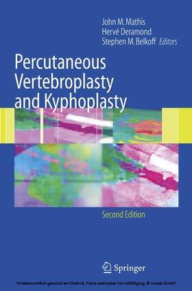 Mathis / Deramond / Belkoff |  Percutaneous Vertebroplasty and Kyphoplasty | eBook | Sack Fachmedien