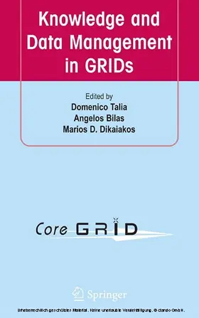 Talia / Bilas / Dikaiakos |  Knowledge and Data Management in GRIDs | eBook | Sack Fachmedien