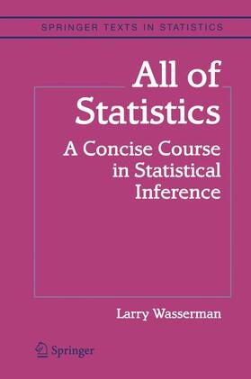 Wasserman |  All of Statistics | Buch |  Sack Fachmedien