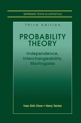 Teicher / Chow |  Probability Theory | Buch |  Sack Fachmedien