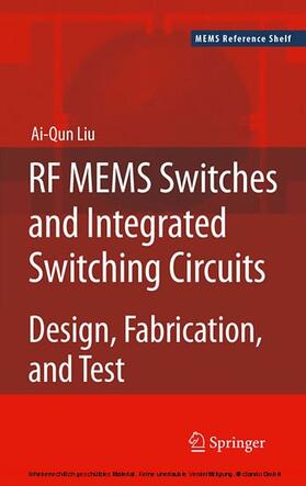Liu |  RF MEMS Switches and Integrated Switching Circuits | eBook | Sack Fachmedien