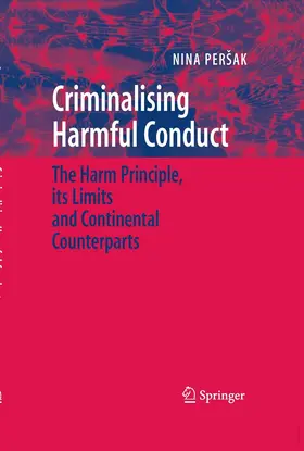 Persak |  Criminalising Harmful Conduct | eBook | Sack Fachmedien