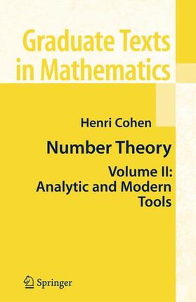 Cohen |  Number Theory, Volume 2 | Buch |  Sack Fachmedien